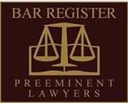 Bar Register Preeminent Lawyers Badge